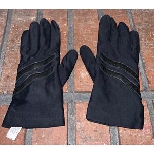 Notice Womens Black‎ Thinsulate Nylon Gloves Size L